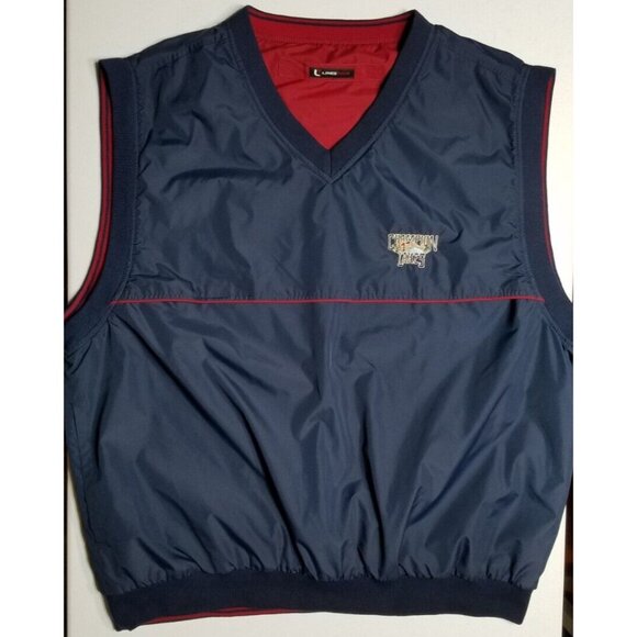 Champion Lakes Blue/Red Reversible Golf Windbreaker Vest Links Tech Men's XL - Picture 1 of 14